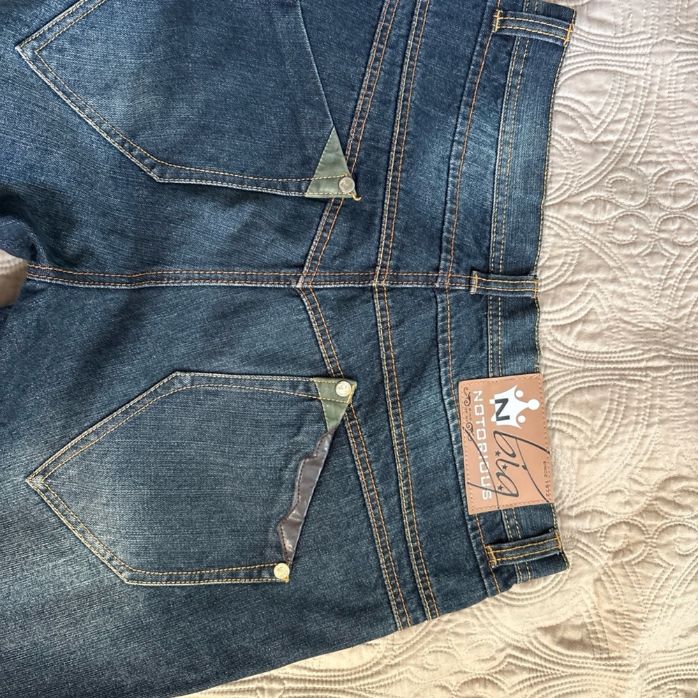 Denim Co. Men's Straight Leg Jeans in Deep Blue - Picture 4 of 7